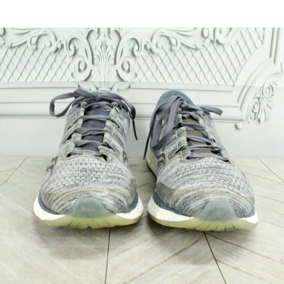 Saucony Freedom ISO 2 Gray Fabric Lace Up Running Sneakers Shoes Size 9.5 - Picture 4 of 9